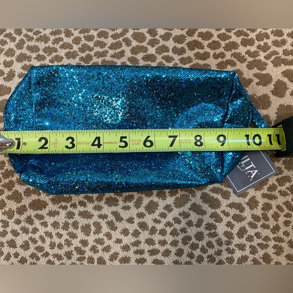 Lot of 12 Ulta Beauty:Blue Metallic Cosmetics Makeup Bag+11 Ulta Makeup+Brushes - Picture 15 of 16